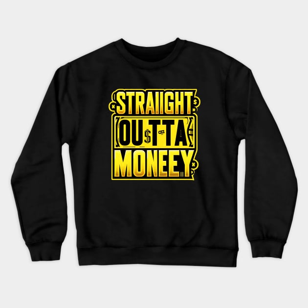 Yellow And Black Friday Crewneck Sweatshirt by Dippity Dow Five